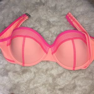 Pink and Orange Bikini Top